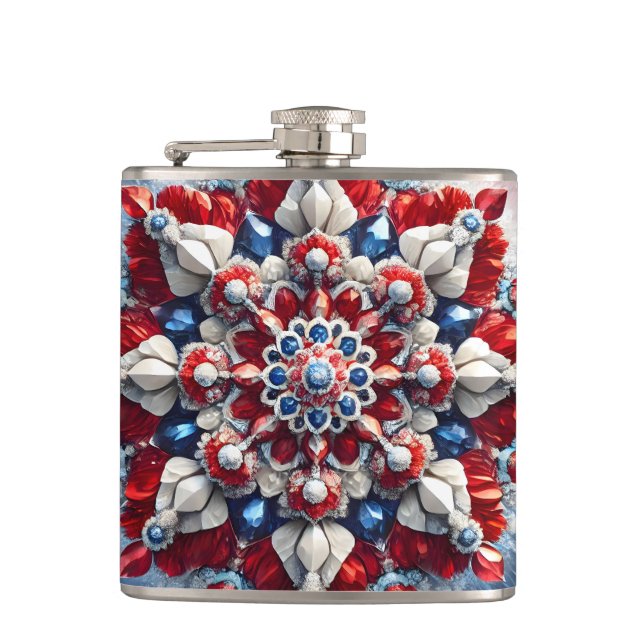 Special flask with Norway Colours Design (Front)