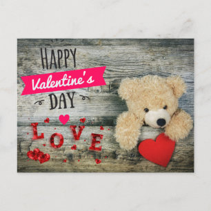 special for valentine day postcard