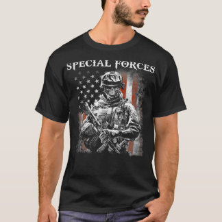 Special Forces Armed Skull T-Shirt