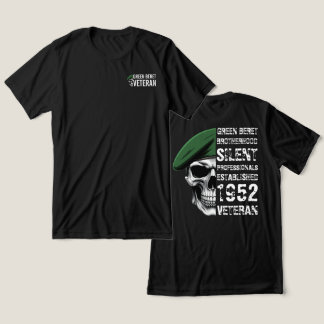 Special Forces Brotherhood Veteran Skull Tri-Blend Shirt