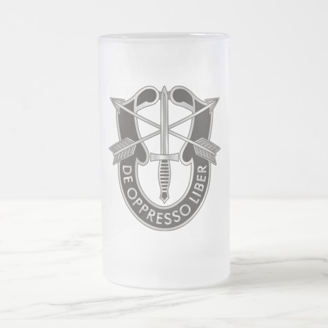 Special Forces Frosted Mug (Center)