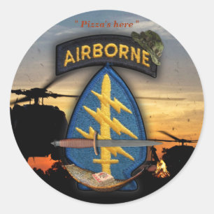 Special forces Green Berets lrrp nam Classic Round Sticker