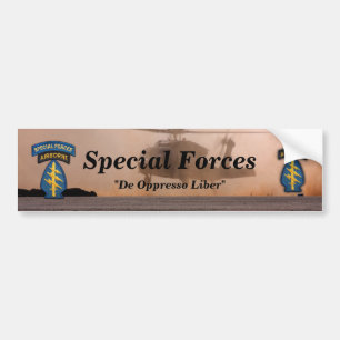 special forces green berets patch Bumper Sticker