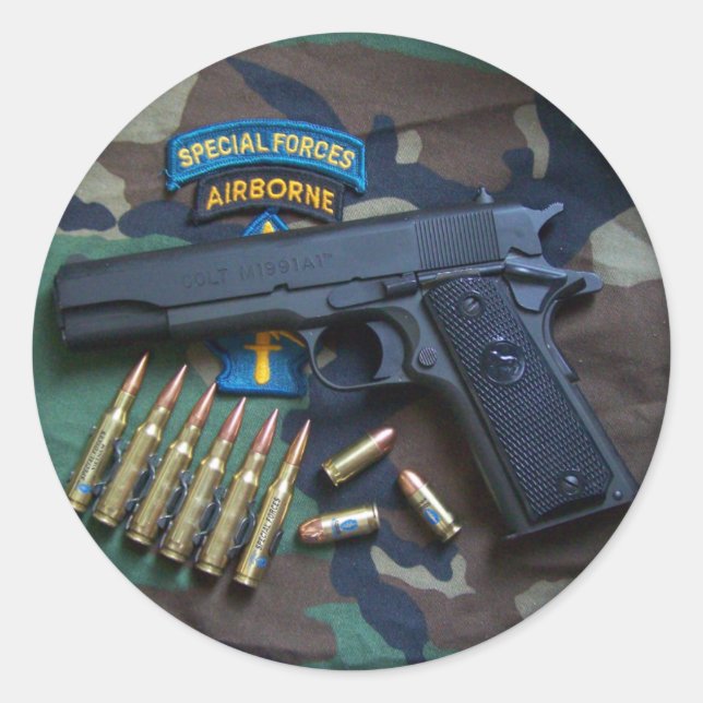 Special forces Green Berets patch Stickers (Front)