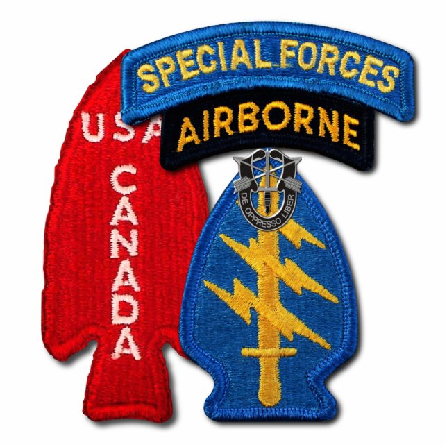 Special Forces Green Berets Photo Sculpture  (Front)