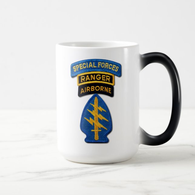 Special Forces Green Berets Rangers Two Tone Mug (Right)