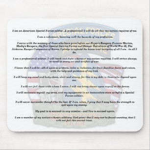 special forces green berets sf sfg mouse mat