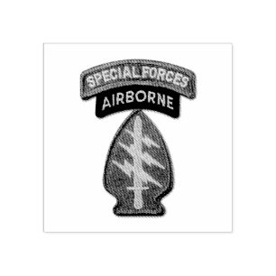 Special Forces Green Berets SF SFG SOF LRRPS Recon Rubber Stamp