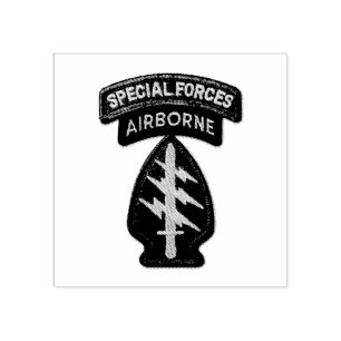 Special Forces Green Berets SF SFG SOF LRRPS Recon Rubber Stamp