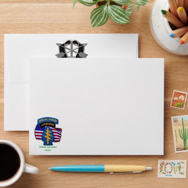Special Forces Group Green Berets envelope (Desk)