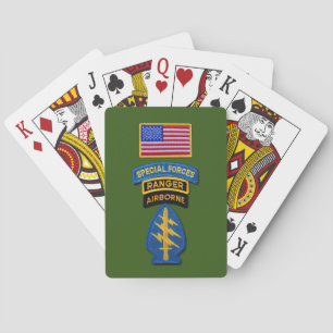 Special Forces Group Green Berets SF Playing Cards