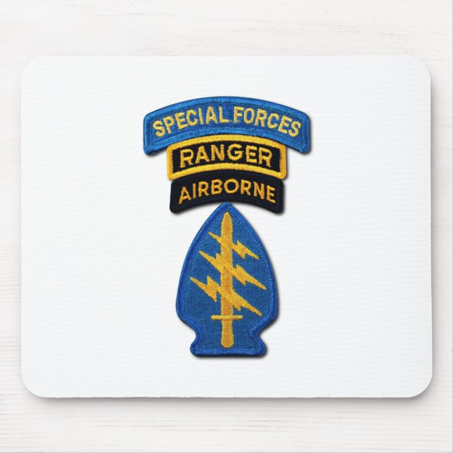Special Forces Group Green Berets SF SOF SFG SOC Mouse Mat (Front)