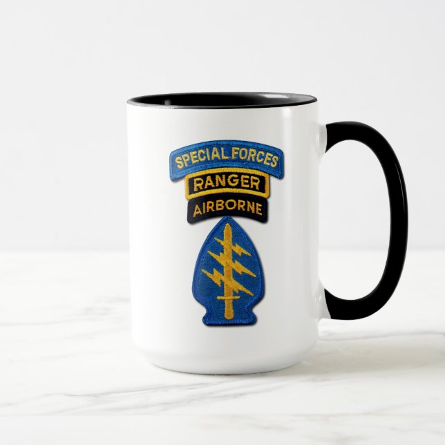 Special Forces Group Green Berets SF SOF SFG SOC Mug (Right)