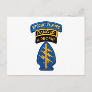 Special Forces Group Green Berets SF SOF SFG SOC Postcard
