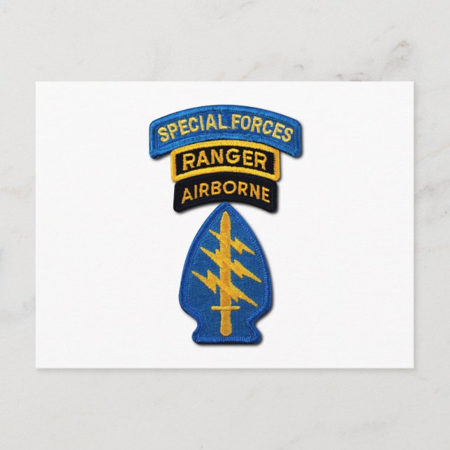 Special Forces Group Green Berets SF SOF SFG SOC Postcard (Front)