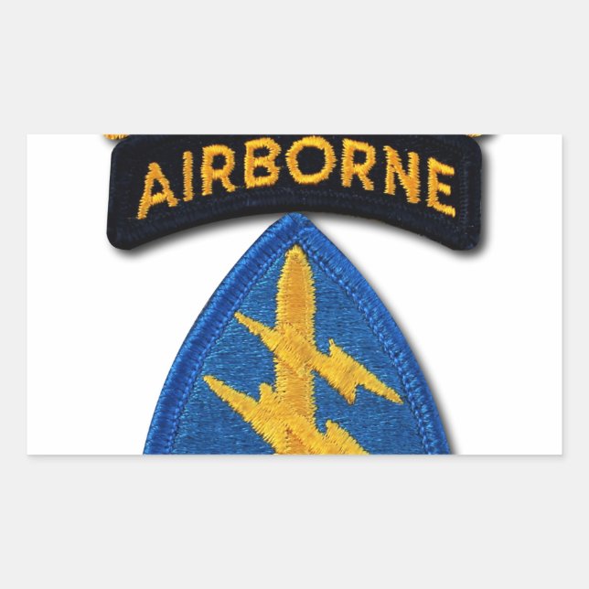 Special Forces Group Green Berets SF SOF SFG SOC Rectangular Sticker (Front)