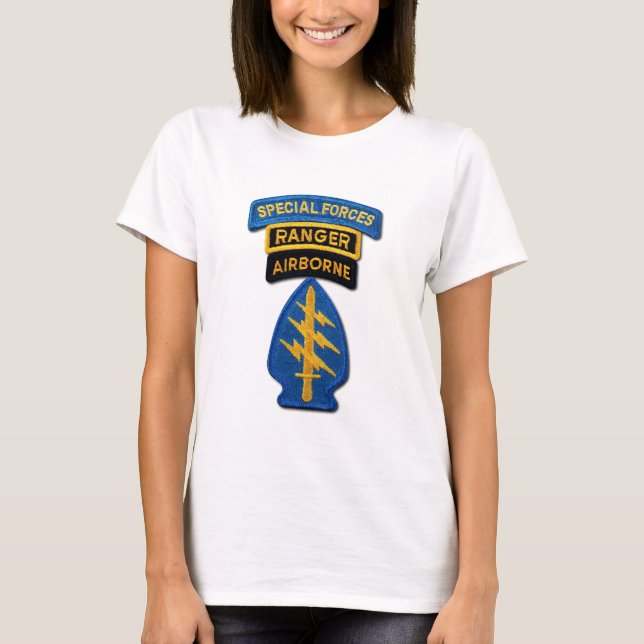 Special Forces Group Green Berets SF SOF SFG SOC T-Shirt (Front)