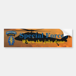Special Forces Group Green Berets SFG SF LRRP Vets Bumper Sticker
