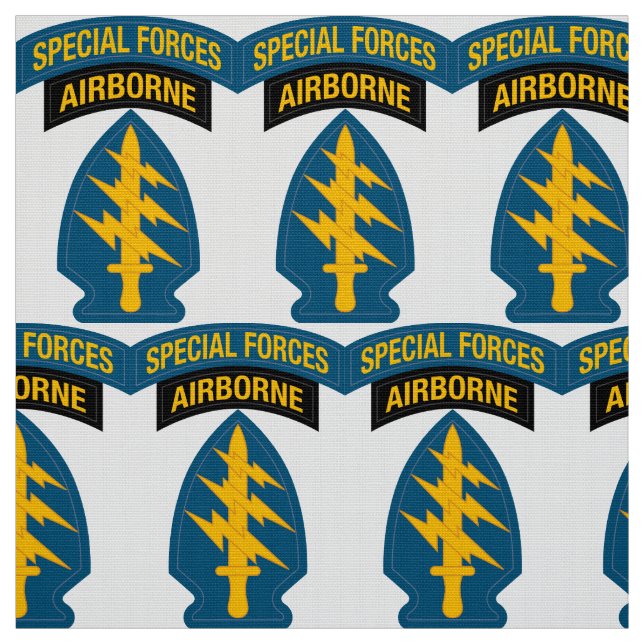 Special Forces insignia Airborne Tab Fabric (Swatch)