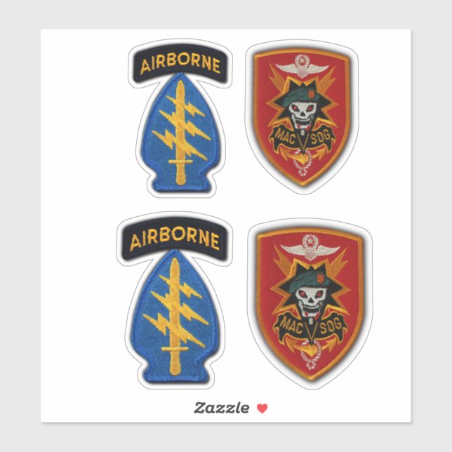 Special Forces MACVSOG SOG Green Berets Contour (Sheet)