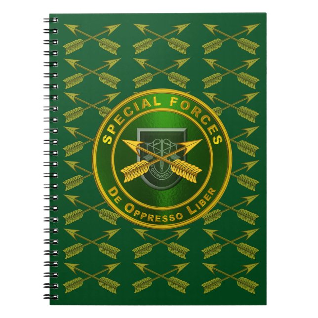 Special Forces  Notebook (Front)