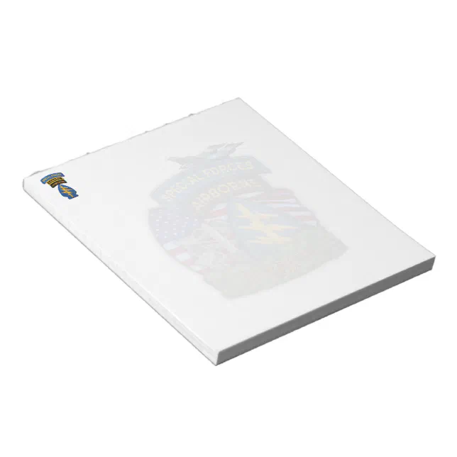Special Forces Rangers green berets veterans Notepad | Zazzle