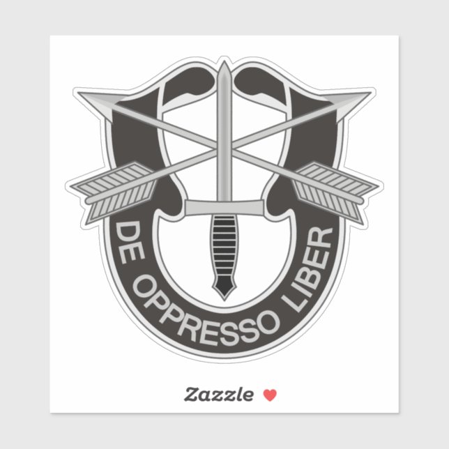 Special Forces SF De Oppresso Liber (Sheet)