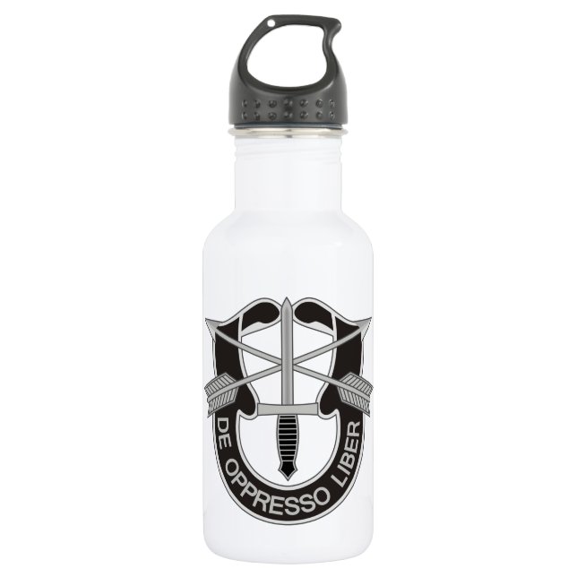 Special Forces SF De Oppresso Liber 532 Ml Water Bottle (Front)