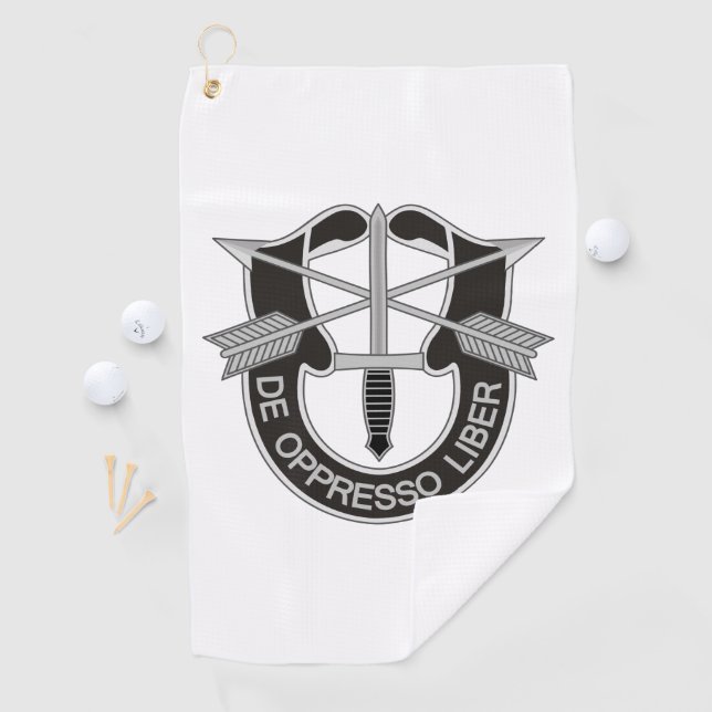 Special Forces SF De Oppresso Liber Golf Towel (InSitu)