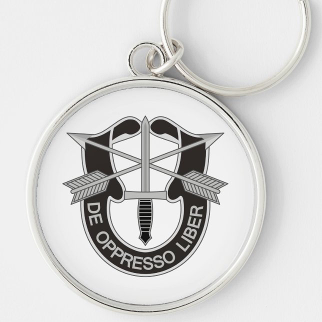 Special Forces SF De Oppresso Liber Key Ring (Front)