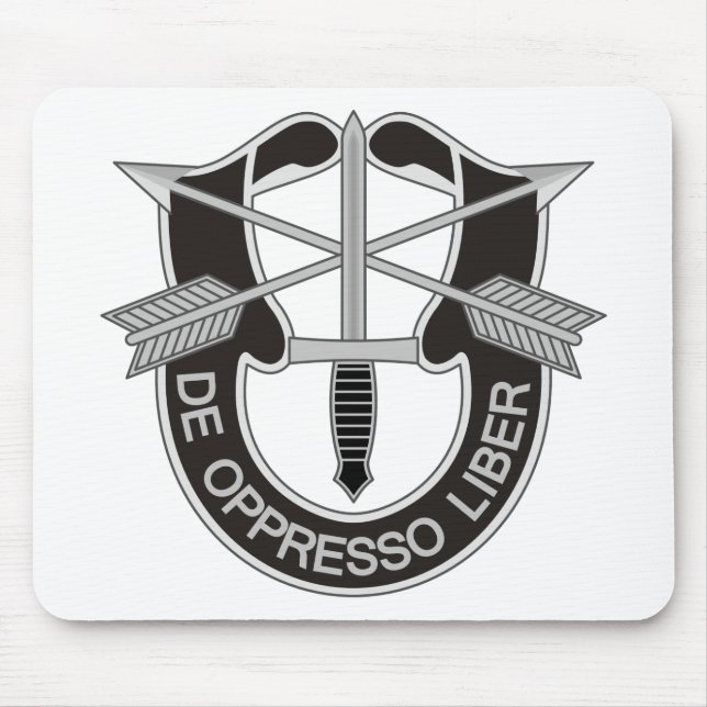 Special Forces SF De Oppresso Liber Mouse Mat (Front)