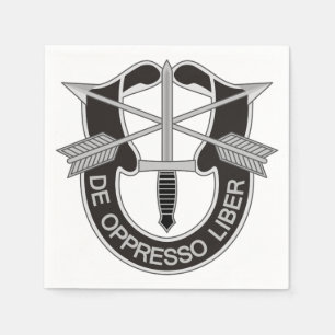 Special Forces SF De Oppresso Liber Napkin