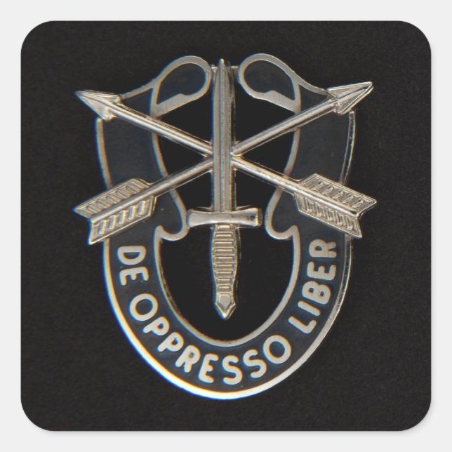 Special Forces Square Sticker (Front)