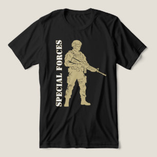 Special Forces Veteran Elite Operator Silhouette Tri-Blend Shirt