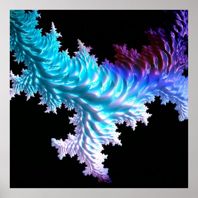 special fractal coral, soft poster (Front)