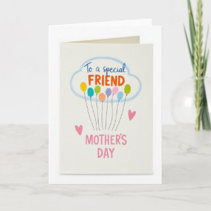 Special Friend Balloon Card