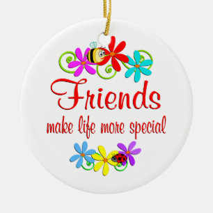 Special Friend Ceramic Tree Decoration