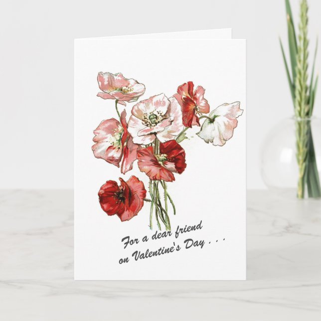 Special Friend Personalise Happy Valentine's Day  Card (Front)