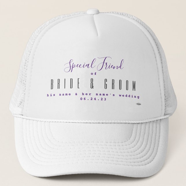 Special Friend Personalised hat HAMbyWG (Front)