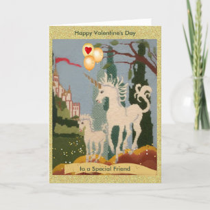 Special Friend Unicorn Magic Valentine's Day Card