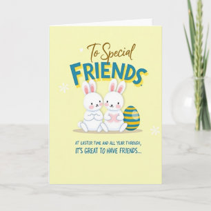 Special Friends Easter Time Card