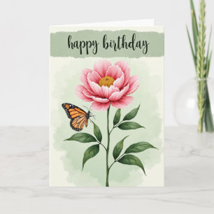 Special Fuchsia Flower Card