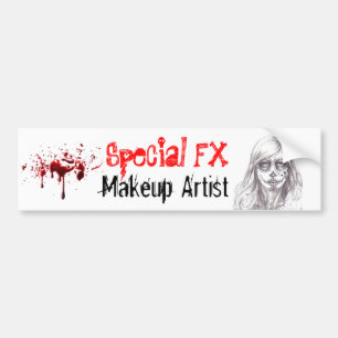 Special FX Makeup Artist Bumper Sticker