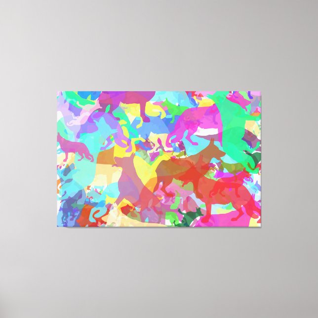 Special German Shepherds Canvas Print (Front)