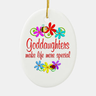 Special Goddaughter Ceramic Tree Decoration
