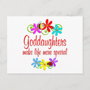 Special Goddaughter Postcard