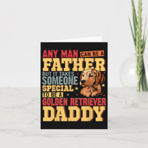 Special Golden Retriever Daddy Fathers Day Dog Lov Card