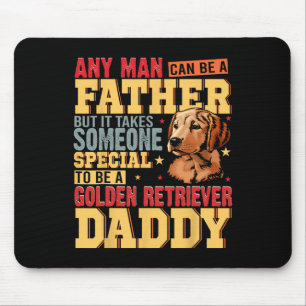 Special Golden Retriever Daddy Fathers Day Dog Lov Mouse Mat