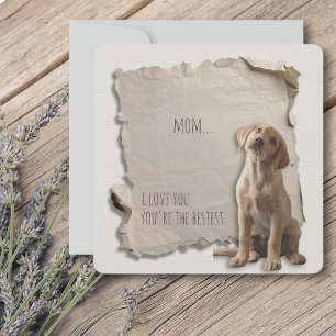 Special Golden Retriever Mum Card