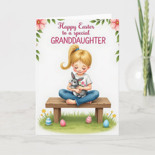 Special Granddaughter Easter Card